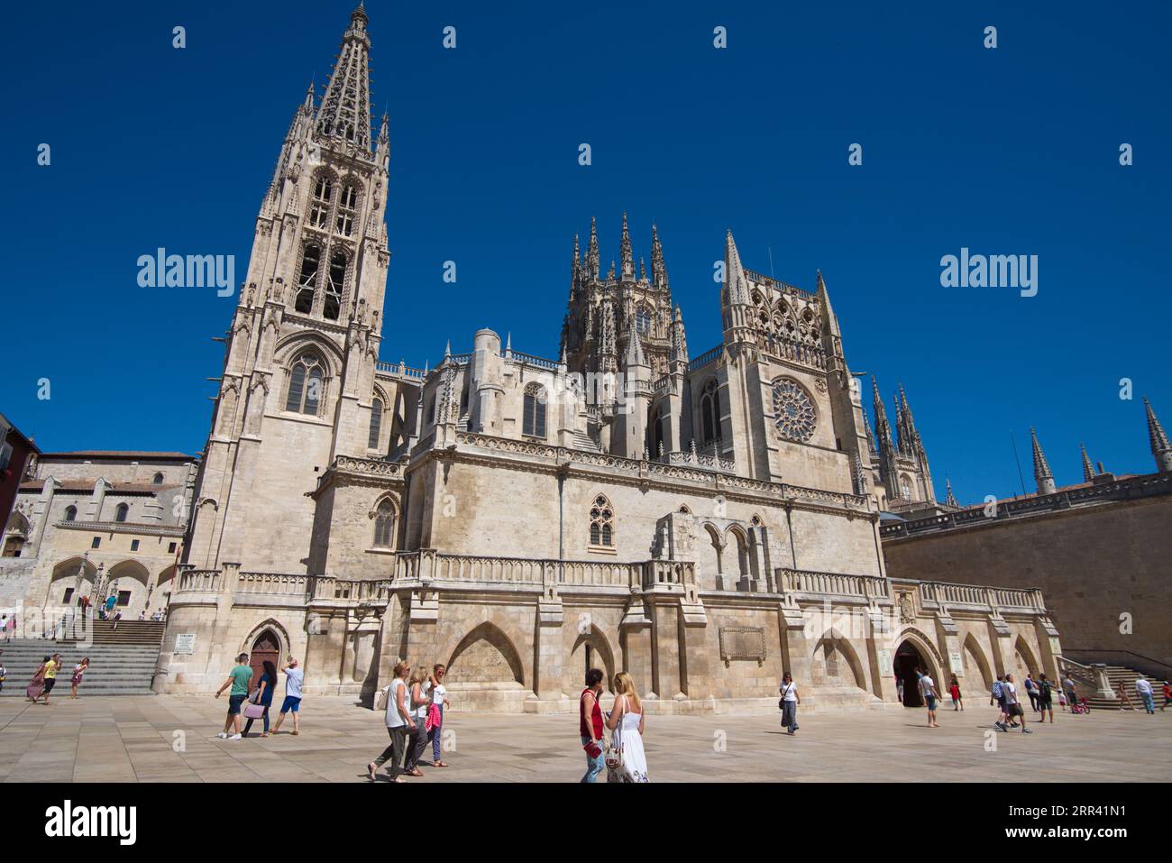 Burgos cathedral, Catedral de Burgos Stock Photo