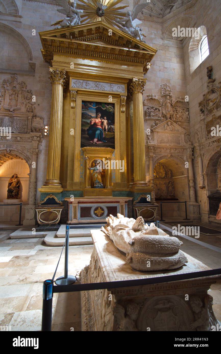 Presentación chapel in Burgos cathedral. Capilla de la Presentación en la catedral de Burgos Stock Photo