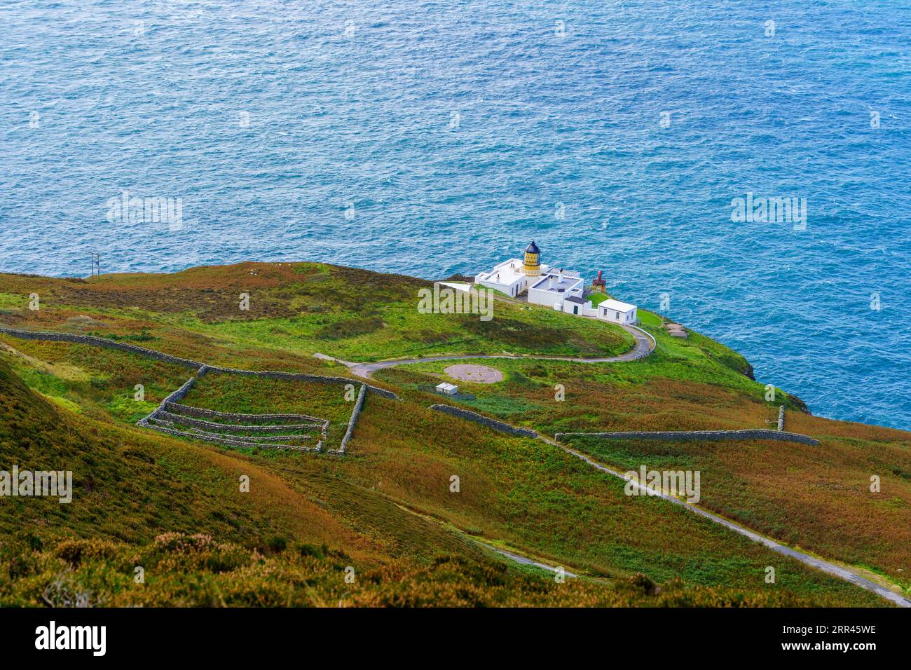 View of the Mull of Kintyre Lighthouse, in the Kintyre peninsula
