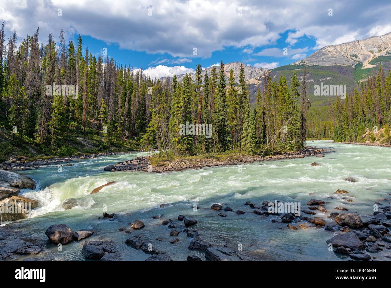 Sunwapta Falls Canada Hi res Stock Photography And Images Alamy