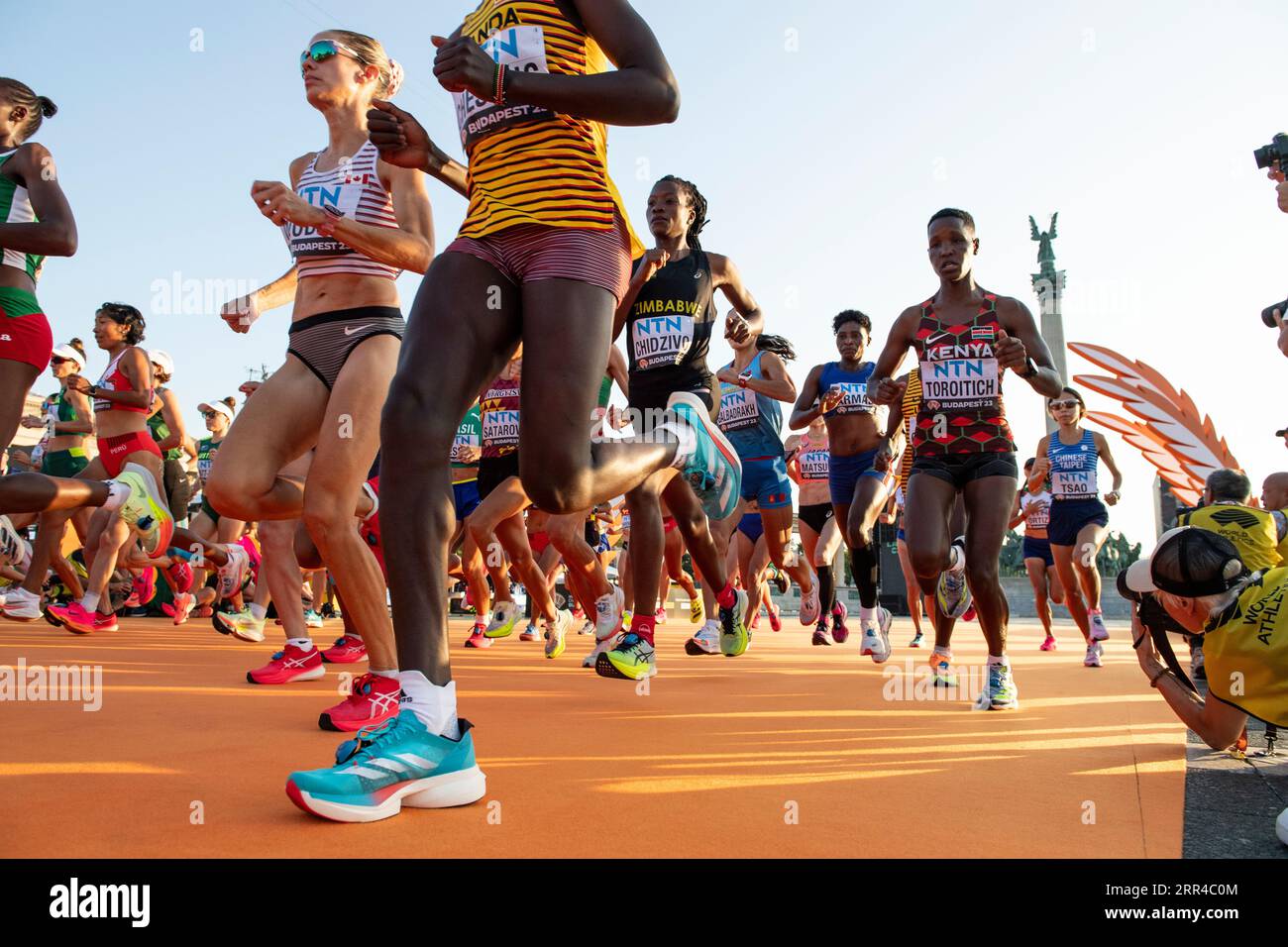 Shyline Jepkorir Toroitich of Kenya competing in the women’s marathon ...