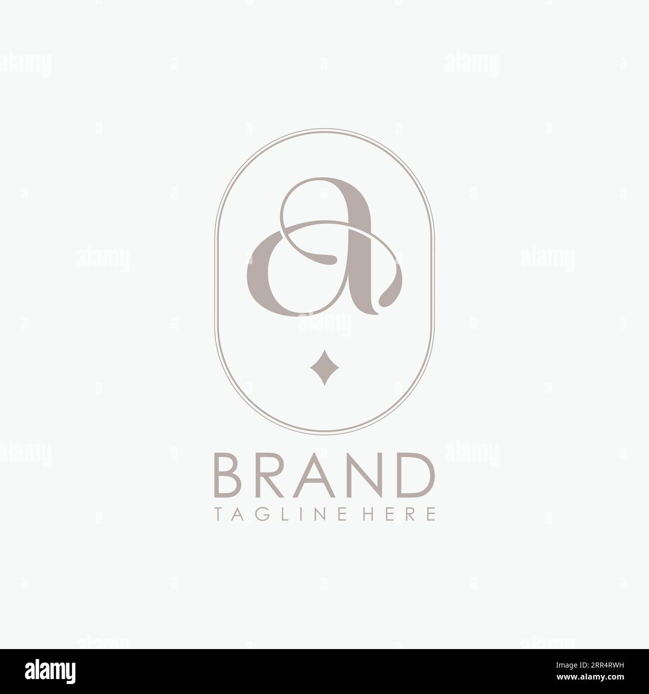 Unique letter A logo company and icon business. Vector illustration Stock Vector