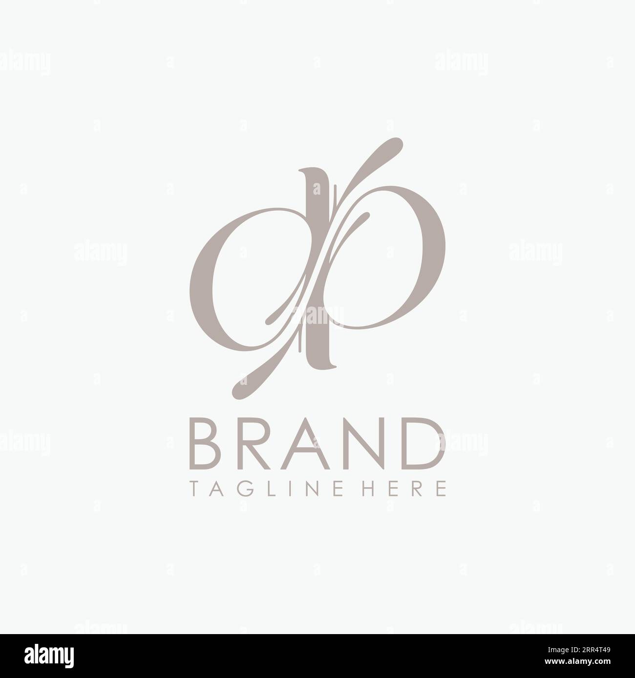 Unique letter DP logo company and icon business. Vector illustration ...