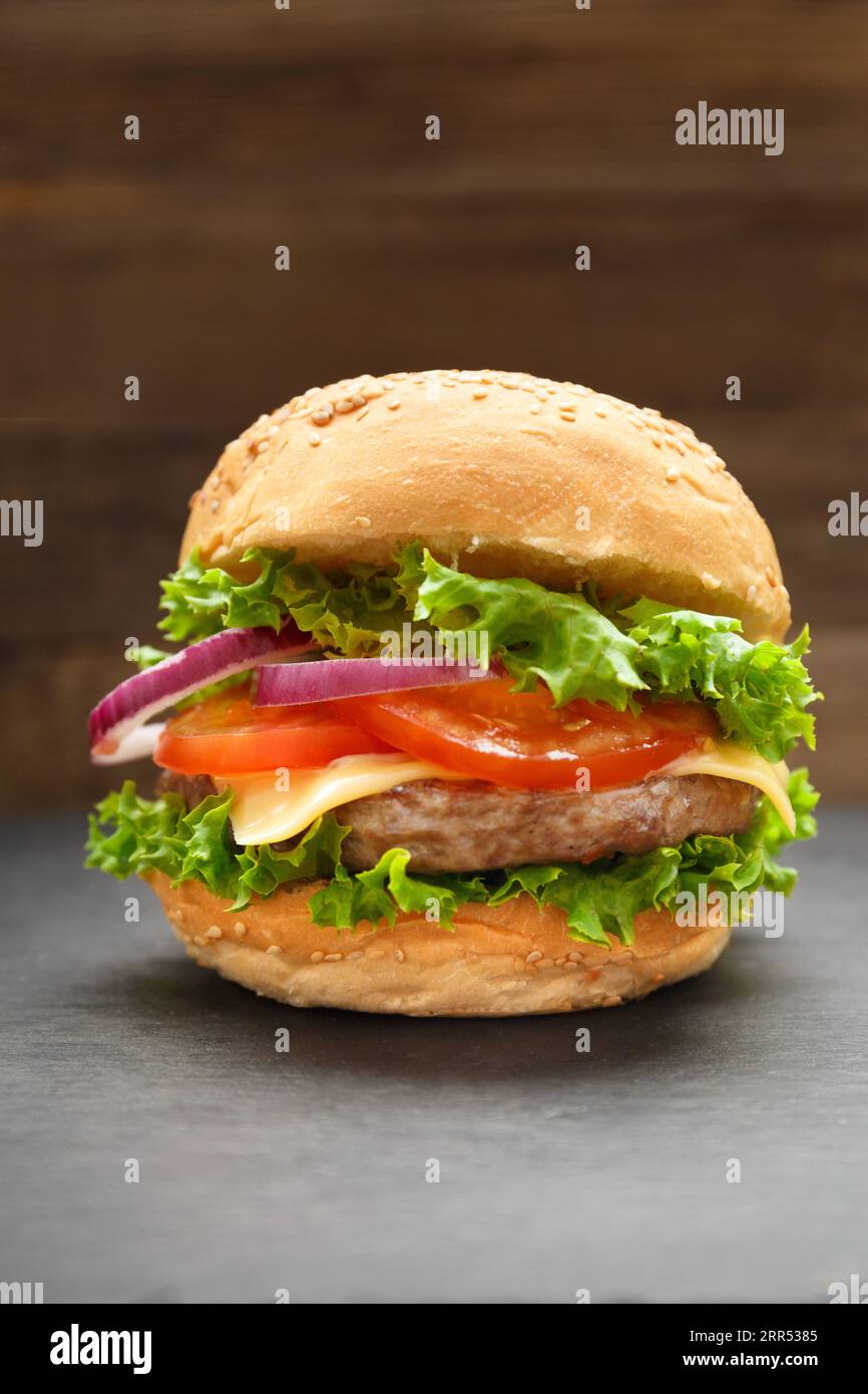Appetizing fast food sandwich ham hi-res stock photography and images ...