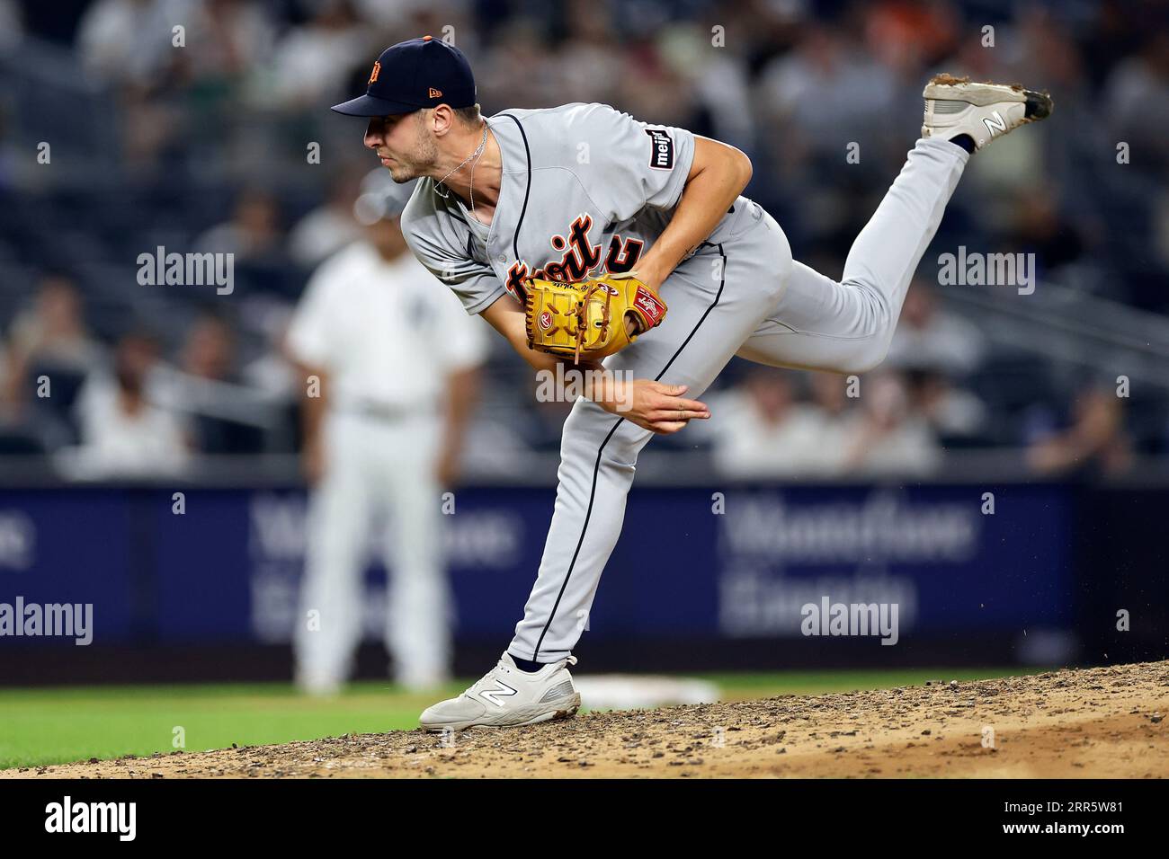 Detroit Tigers pitcher Brendan White (52) pitches against the New York  Yankees during the eighth inning of a baseball game Tuesday, Sept. 5, 2023,  in New York. (AP Photo/Adam Hunger Stock Photo - Alamy