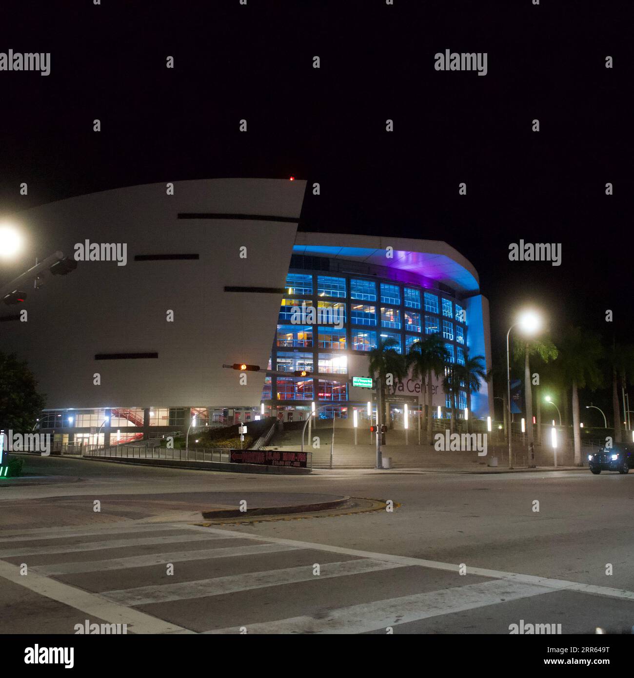 Kaseya Center is a multipurpose arena located along Biscayne Bay in