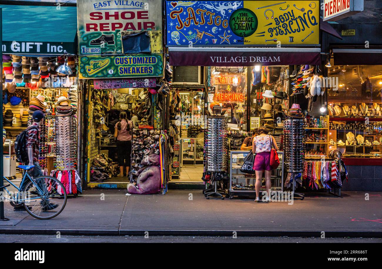 St marks place east village hires stock photography and images Alamy