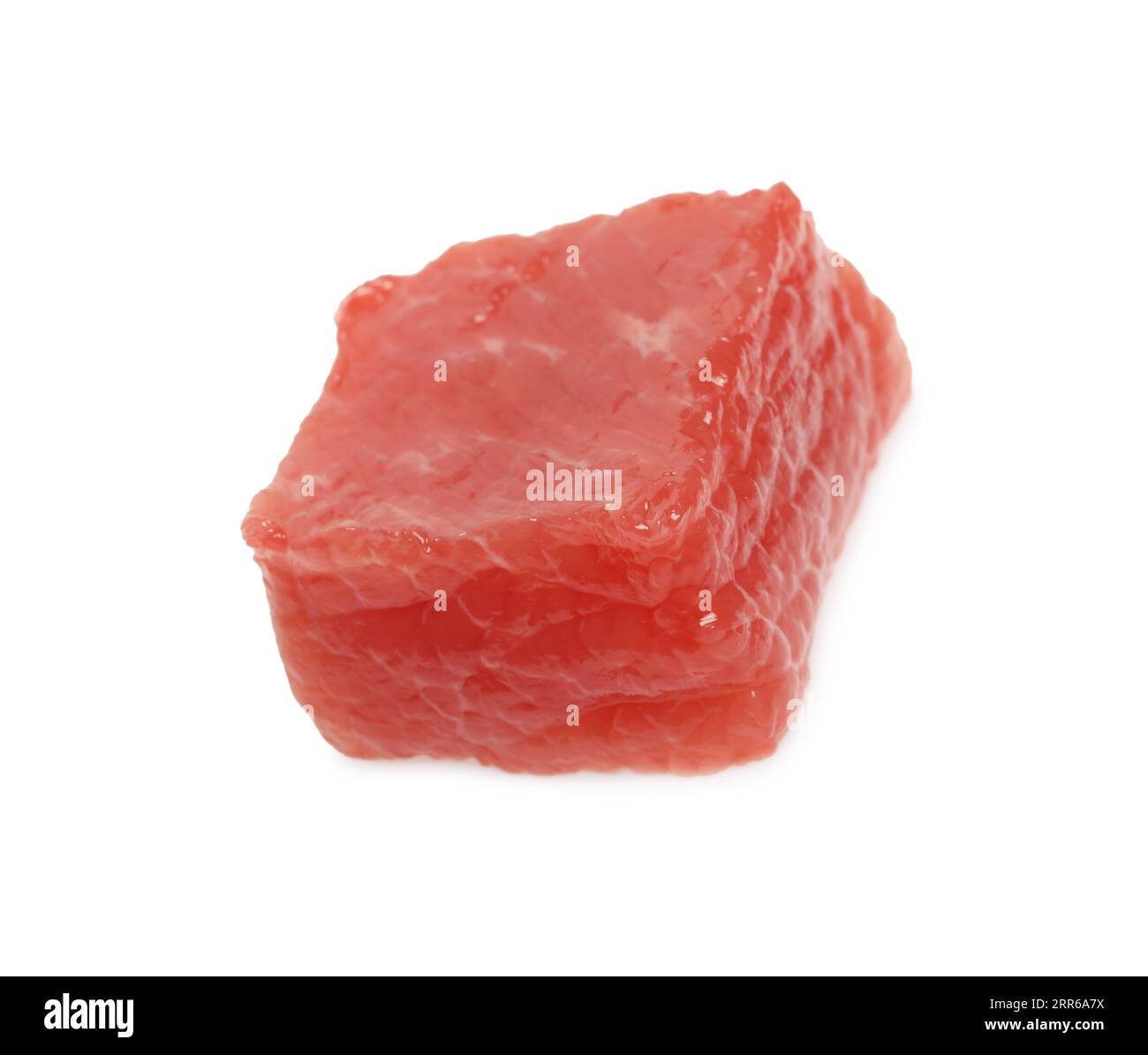 One piece of raw beef isolated on white Stock Photo - Alamy