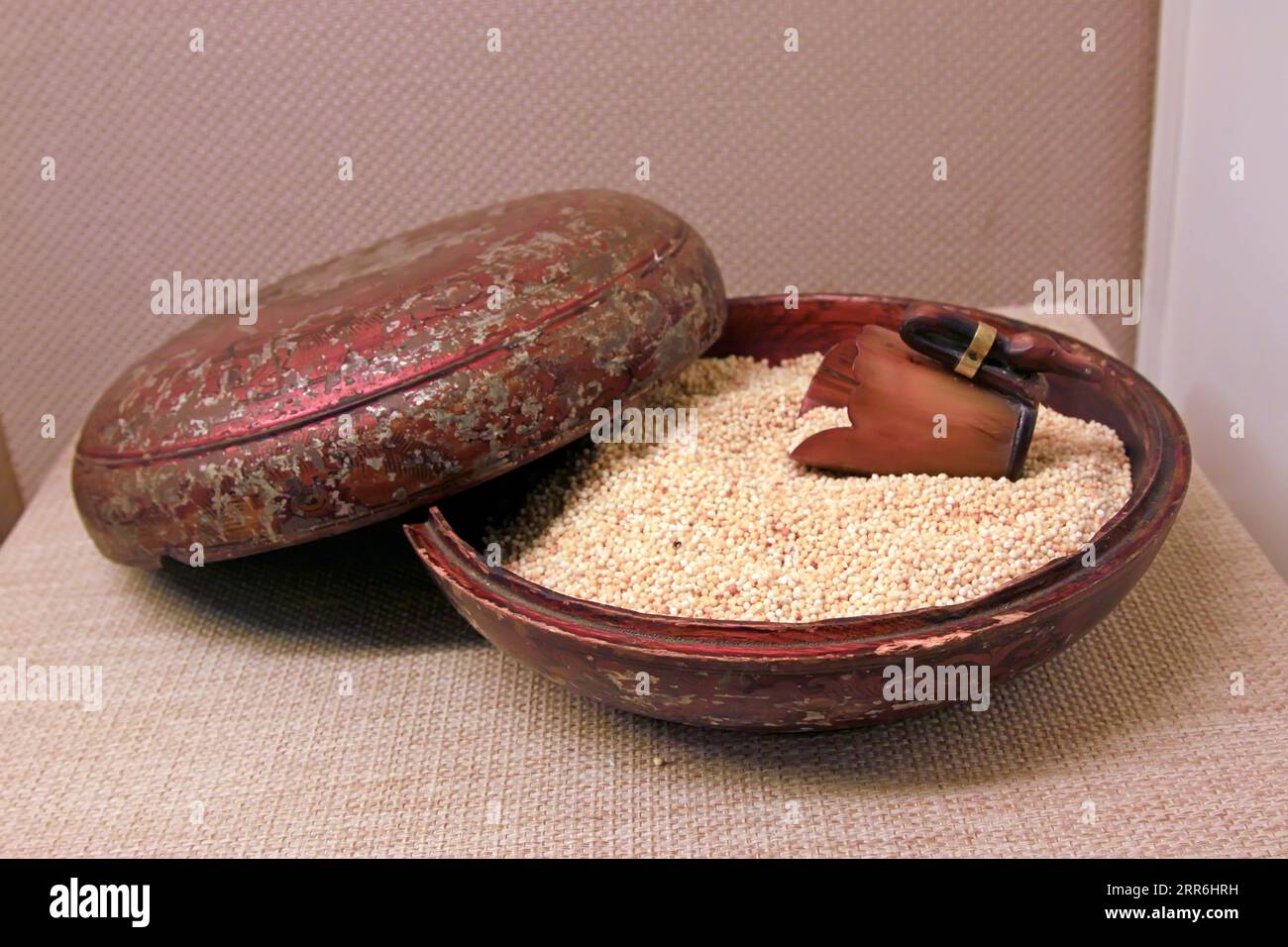 Wooden circular box hi-res stock photography and images - Alamy