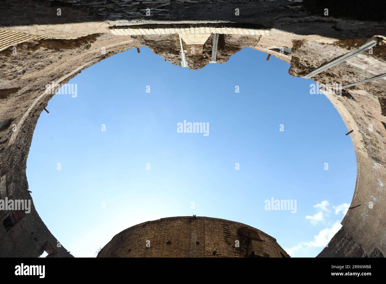 210302 ROME, March 2, 2021 Photo taken on March 1, 2021 shows an