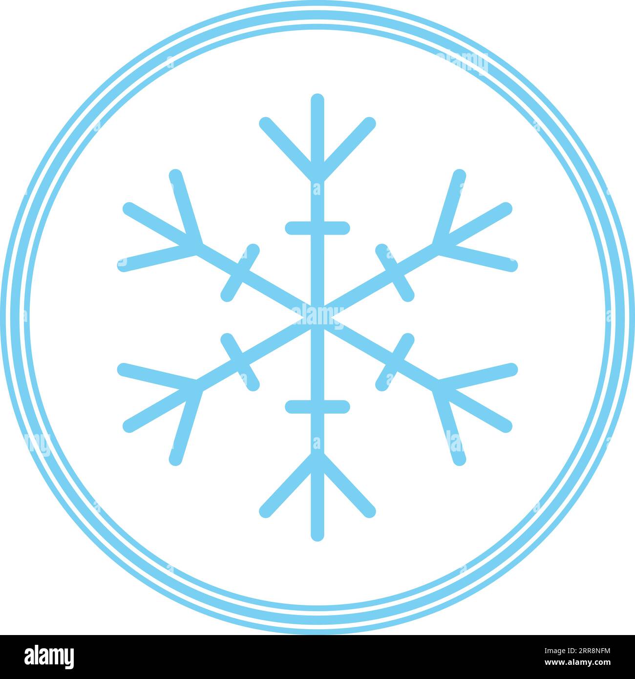 Spring snowflake Stock Vector Images - Alamy