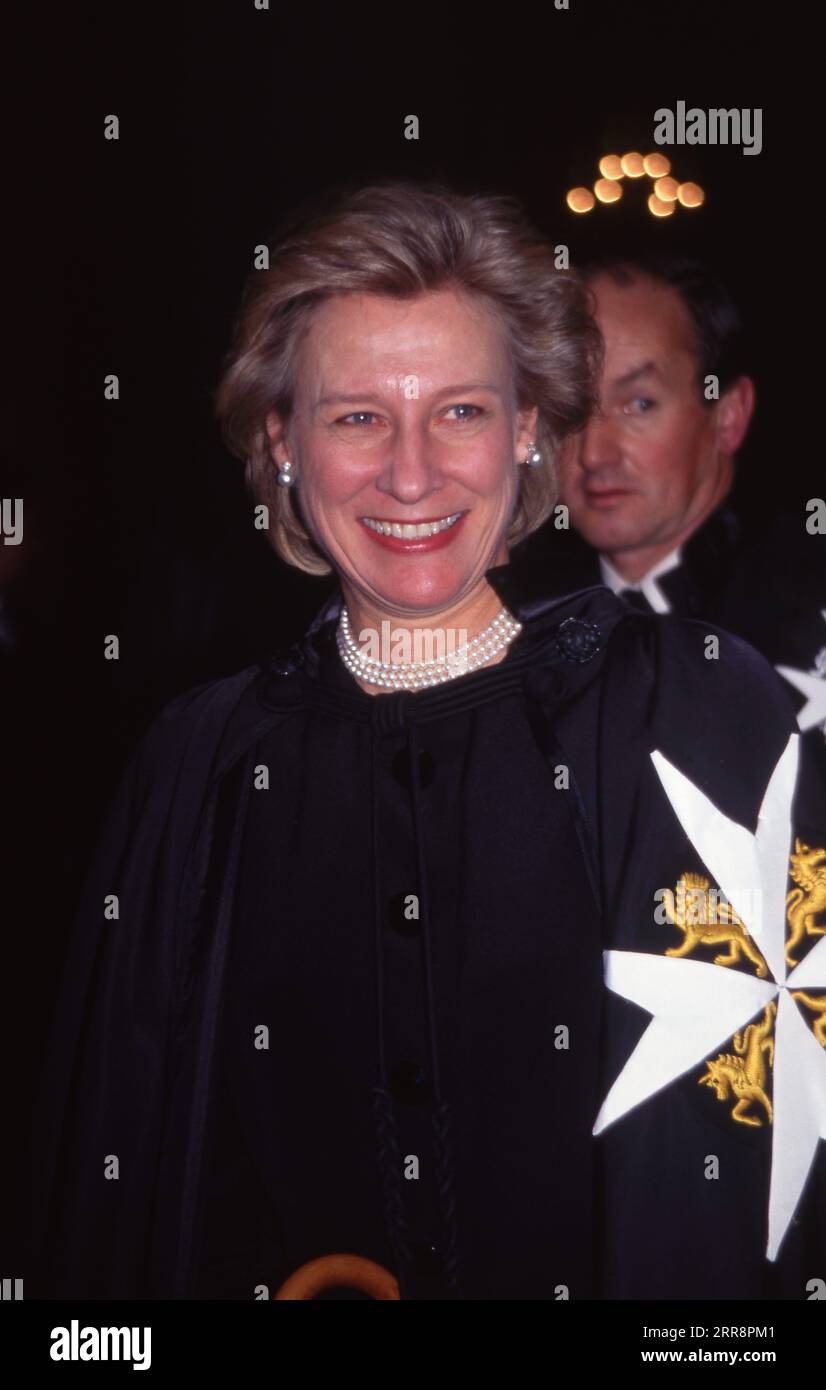 The Duchess of Gloucester Order of St John Service at St Paul's Cathedral 2rd of October 1999   Photo by The Henshaw Archive Stock Photo