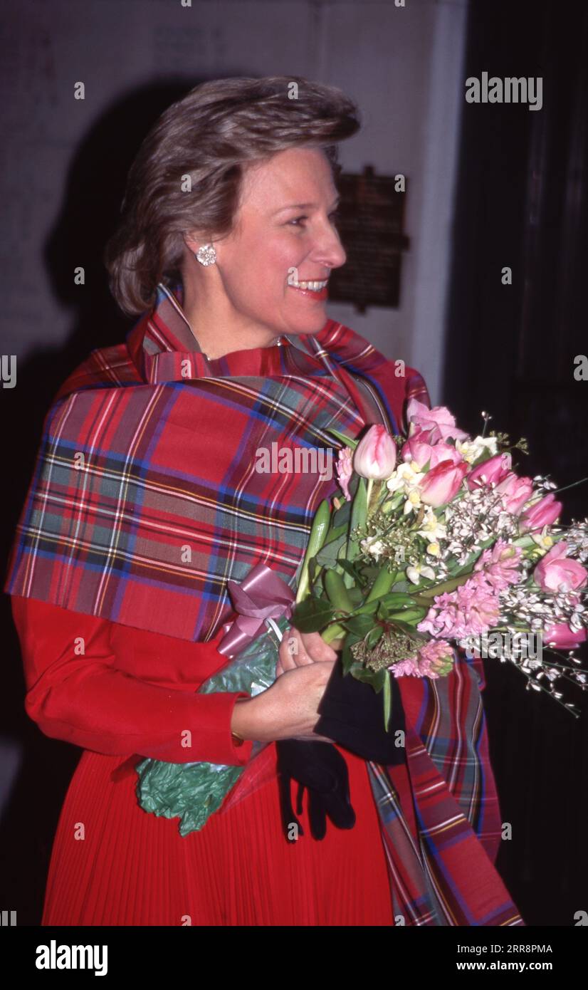 A smiling Duchess of Gloucester at Guards Chapel 15th December 1994   Photo by The Henshaw Archive Stock Photo