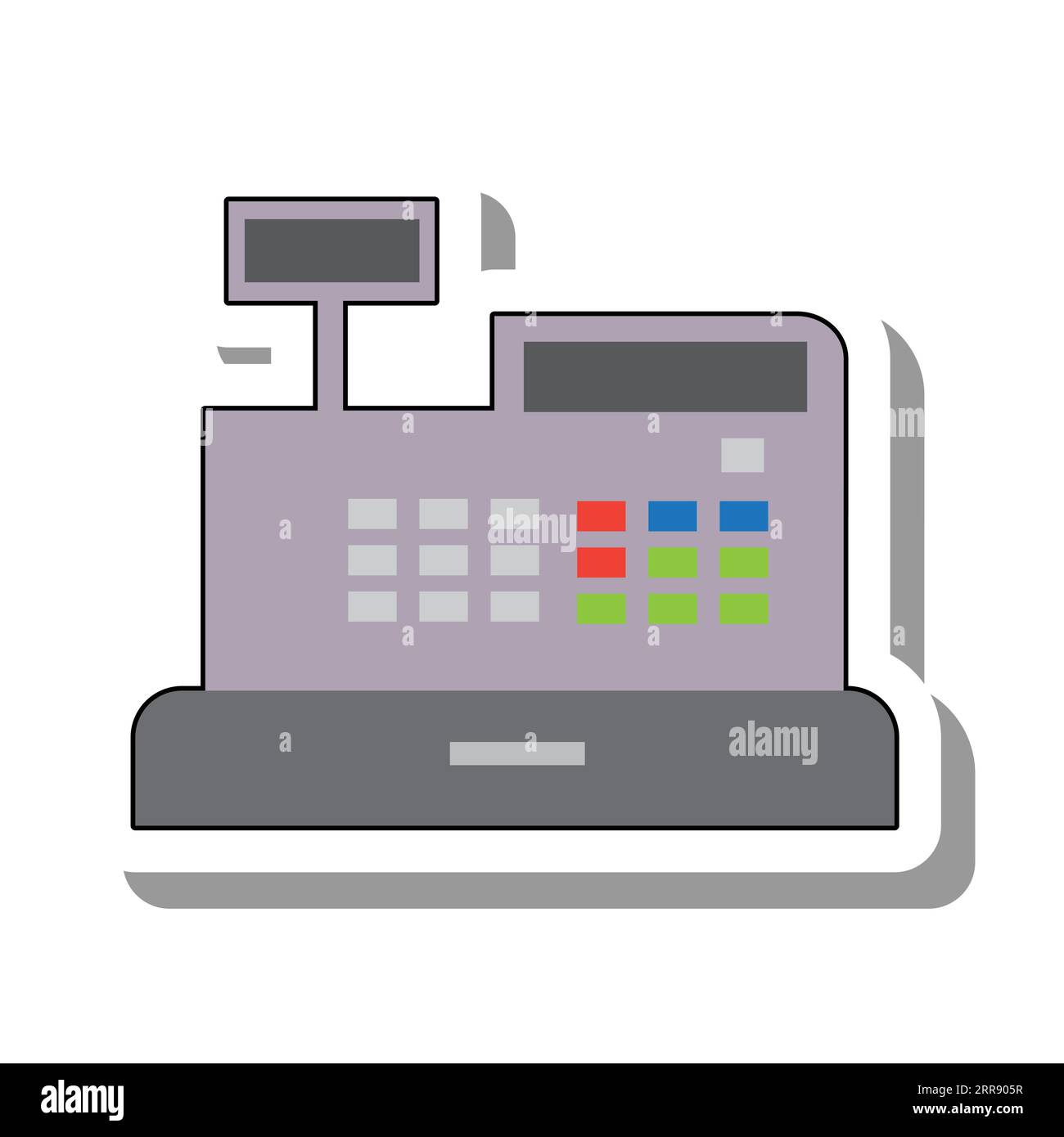 Barcode sticker paper Stock Vector Images - Alamy