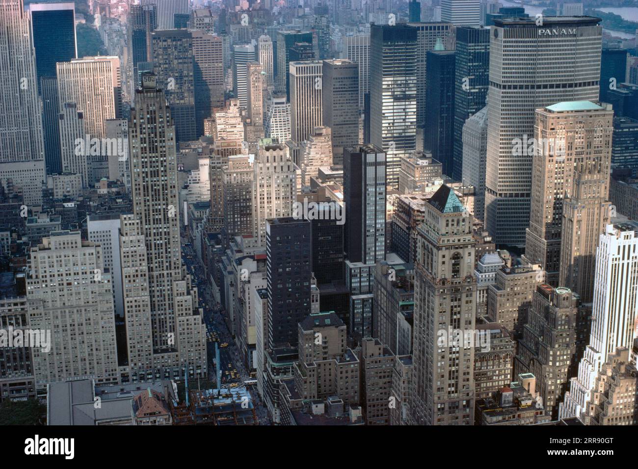 New York USA Midtown Manhattan From The Empire State Building Stock ...