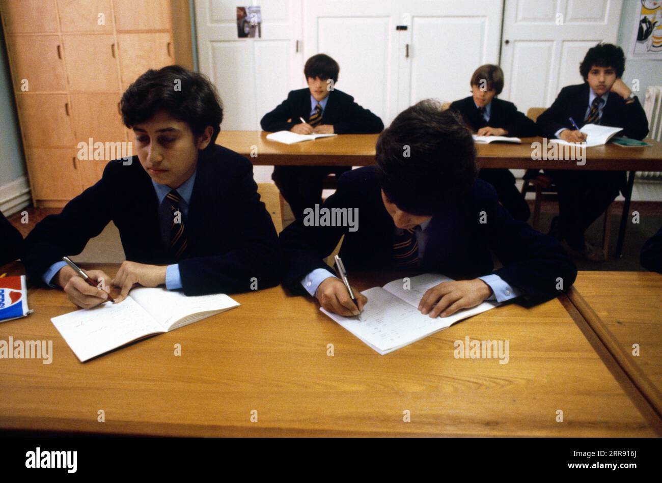 Avicenna College School Children in classroom Studying Islamic Avicenna Philosophy Stock Photo