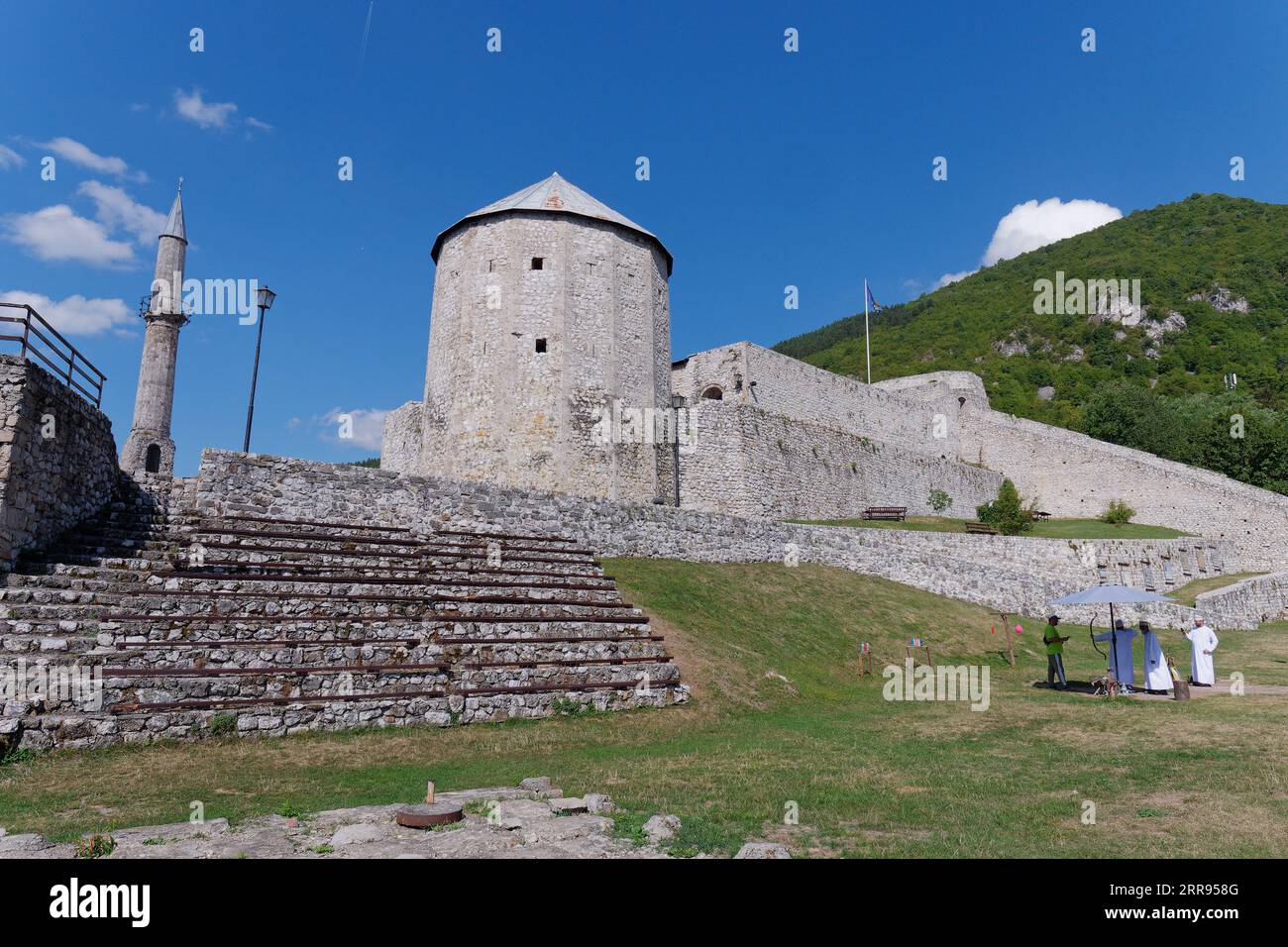 Stari Grad Castle (Old Town Castle) interior in the town of Travnik, Bosnia and Herzegovina, September 06, 2023 Stock Photo