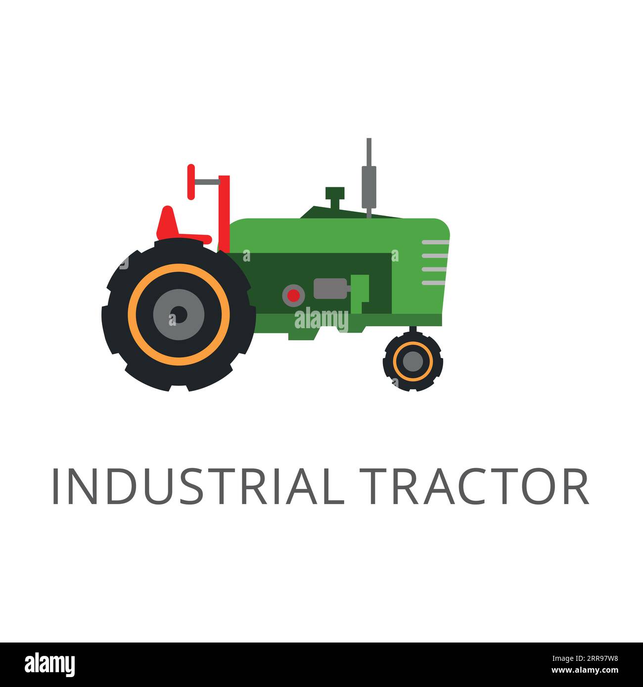 Small hand rake for loosening earth isolated on white Stock Vector ...