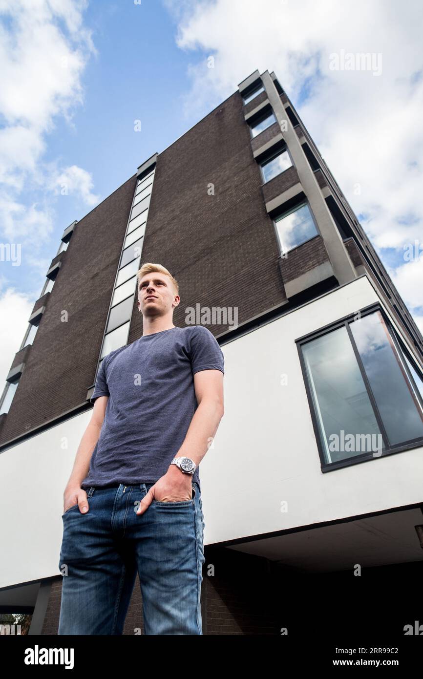 Premier League footballer Ben Mee photographed in Manchester Stock Photo
