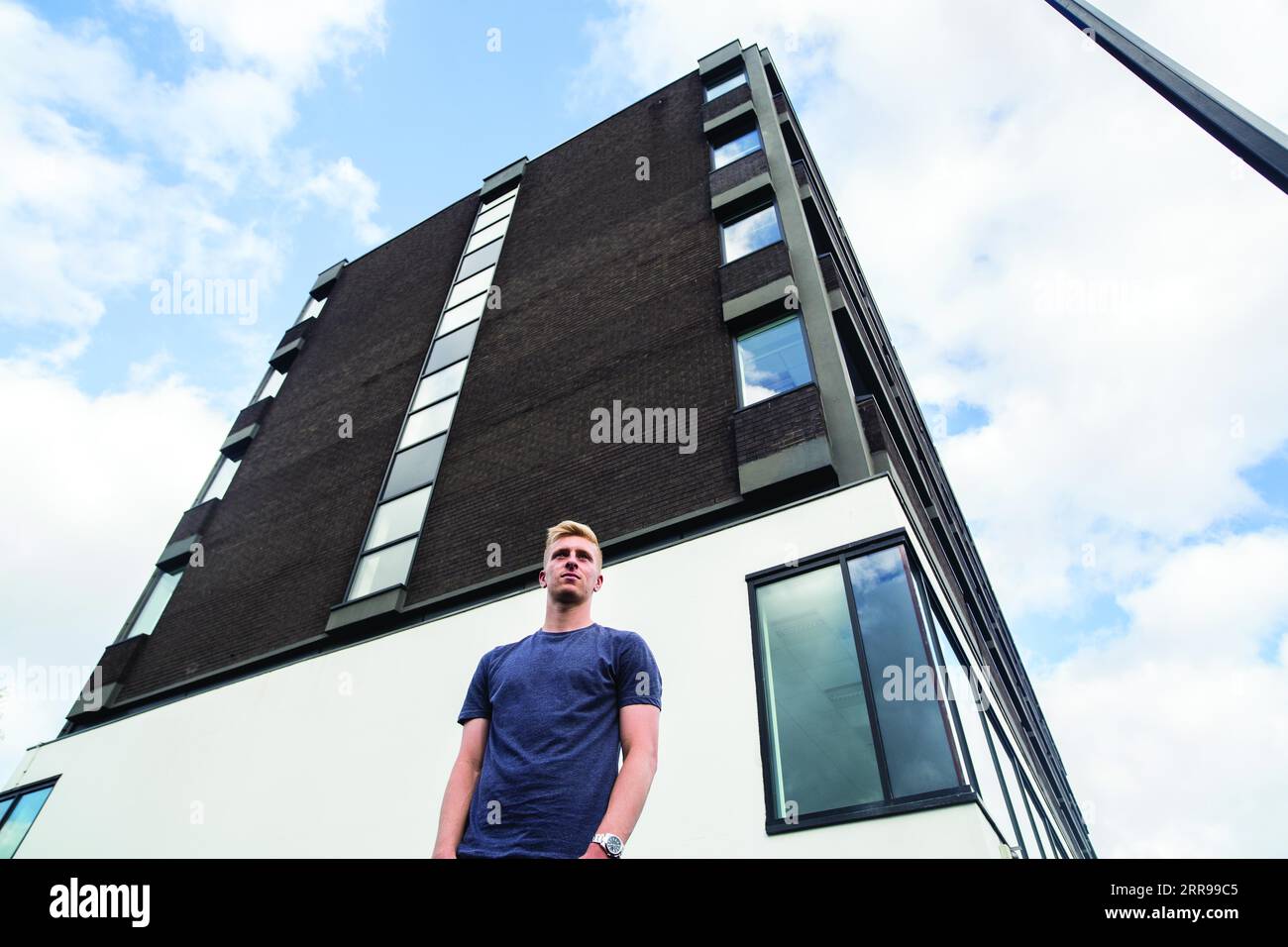 Premier League footballer Ben Mee photographed in Manchester Stock Photo