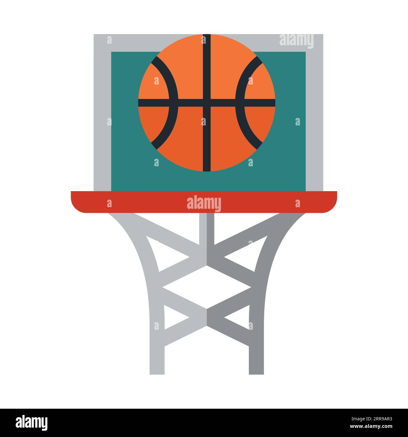 Basketball hoop with net vector Stock Vector Image & Art - Alamy