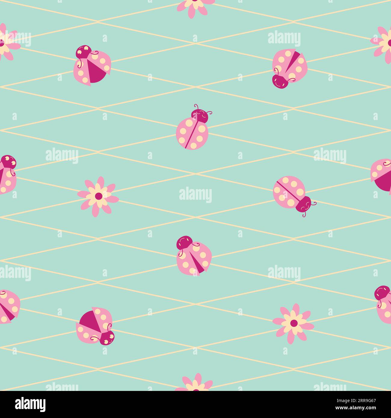 Cartoon ladybug cute ladybugs hi-res stock photography and images - Alamy