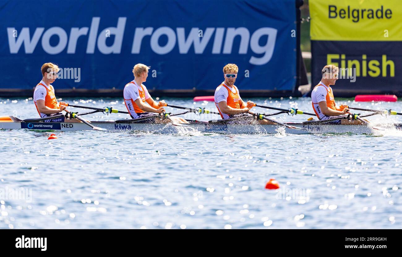 Belgrade, Serbia . September 7, 2023. Lennart Van Lierop, Finn Florijn