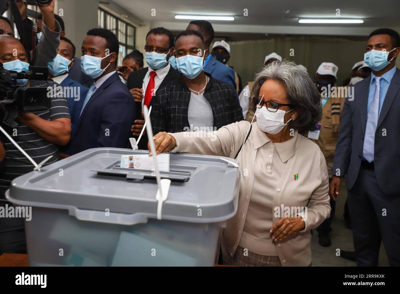 210622 -- ADDIS ABABA, June 22, 2021 -- Ethiopian President Sahle-Work