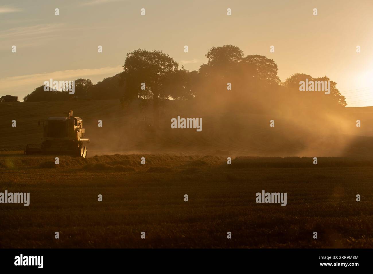 Brookfield, Renfrewshire, Scotland, 7th September 2023 As the sun sets