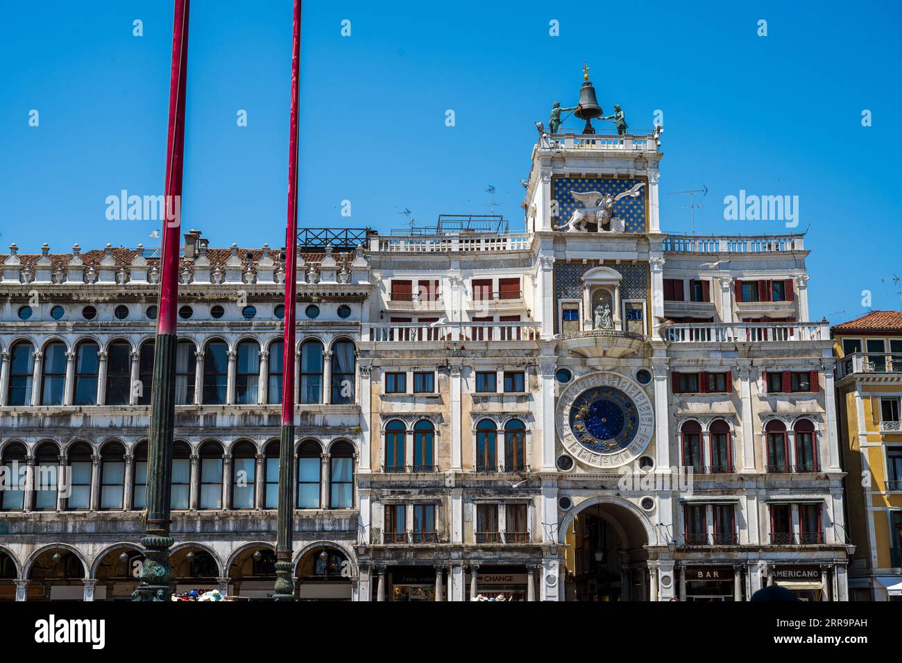 St. Mark's clock tower in Venice is an early Renaissance building on ...