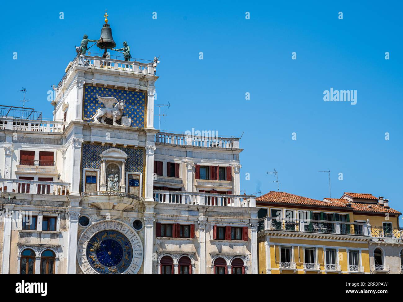 St. Mark's clock tower in Venice is an early Renaissance building on ...