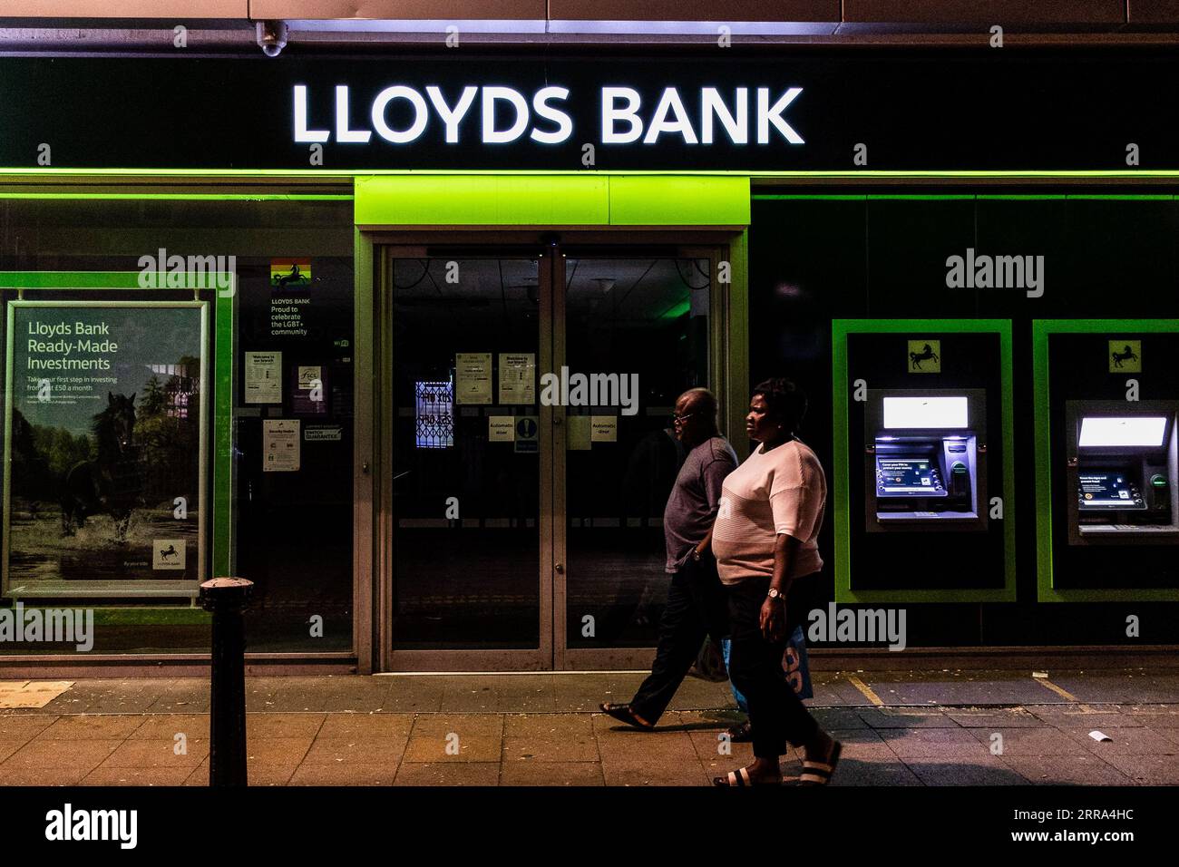 London, UK. 3rd Sep, 2023. Logo of Lloyds Bank plc. A British retail and commercial bank with branches across England and Wales. (Credit Image: © May James/SOPA Images via ZUMA Press Wire) EDITORIAL USAGE ONLY! Not for Commercial USAGE! Stock Photo