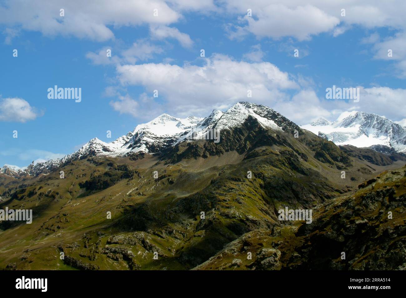 italian alps glacier with mountain peak Stock Photo - Alamy