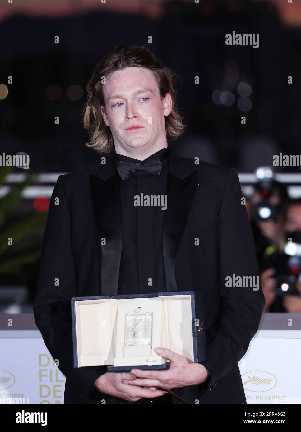 210718 -- CANNES, July 18, 2021 -- Caleb Landry Jones, Best Actor award winner for his role in the film Nitram , poses during a photocall at the 74th Cannes Film Festival in Cannes, France, July 17, 2021. The 74th Cannes Film Festival concluded here on Saturday.  FRANCE-CANNES-FILM FESTIVAL-AWARDS GaoxJing PUBLICATIONxNOTxINxCHN Stock Photo