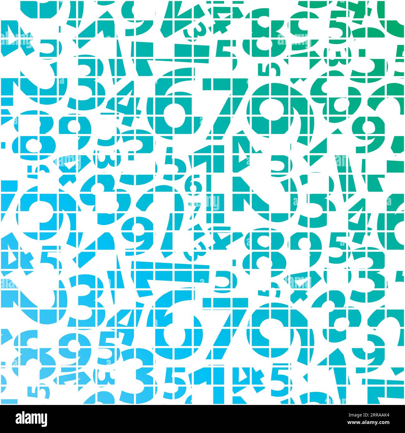 Abstract Background with Numbers Pattern Stock Vector Image & Art - Alamy