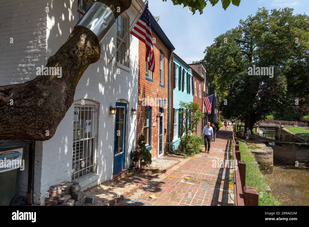 Traditional Architecture in Georgetown Washington DC USA Stock Photo ...