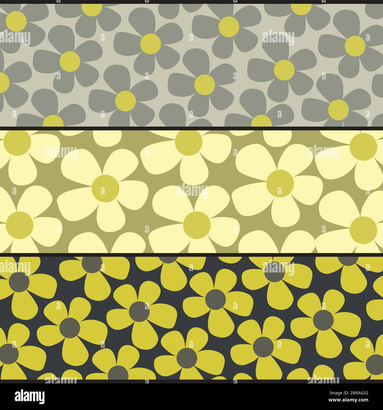 Blue flowers background many Stock Vector Images - Alamy