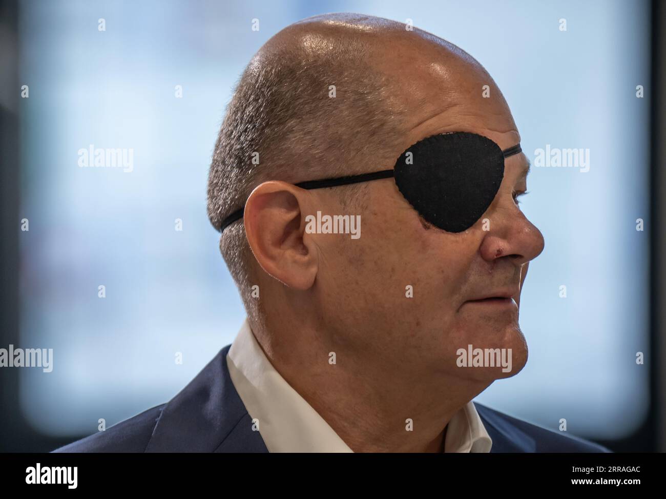 Berlin, Germany. 07th Sep, 2023. Chancellor Olaf Scholz (SPD), wearing