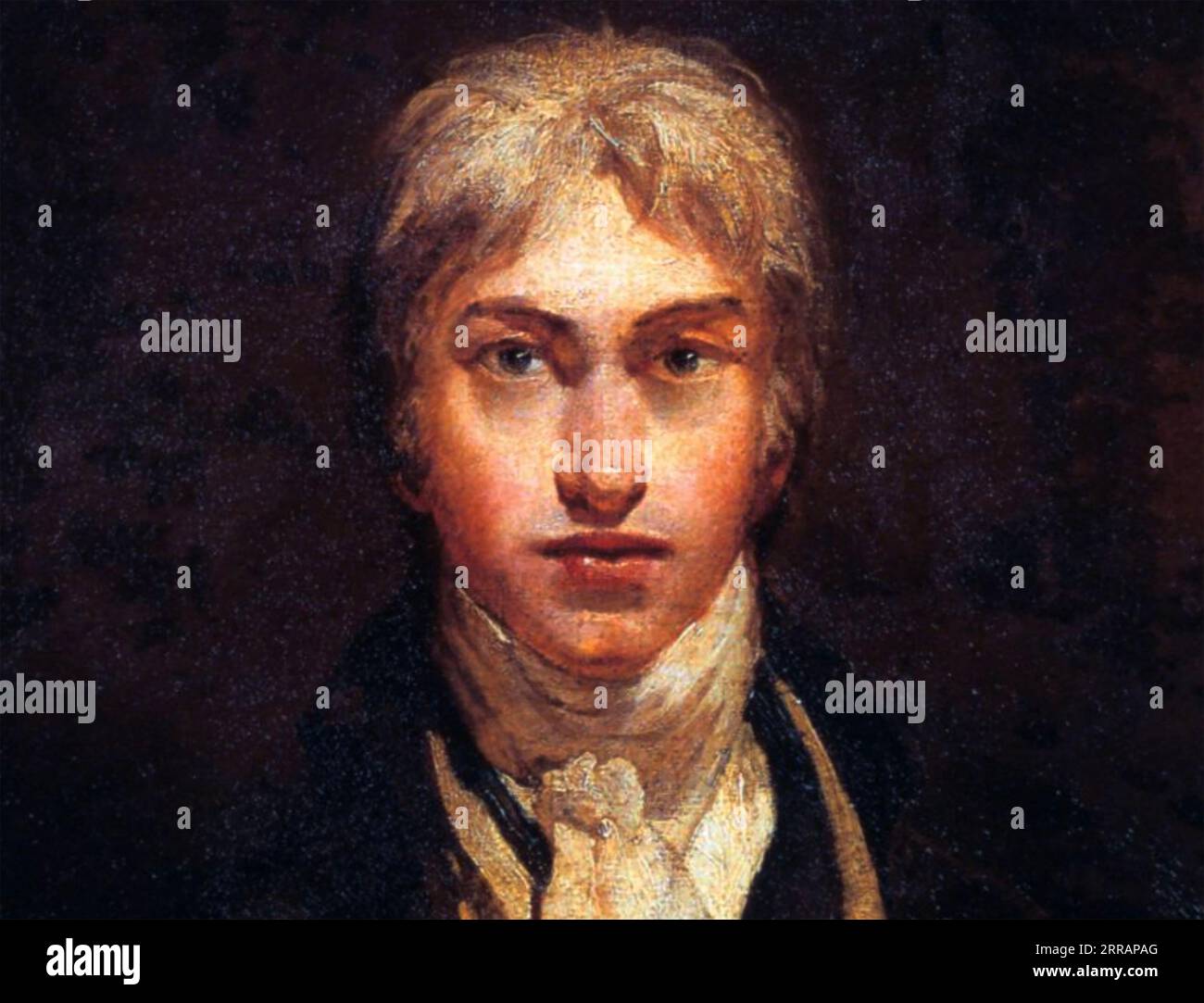 J.M.W. TURNER (1775-1851) English Romantic painter. Detail of his self ...