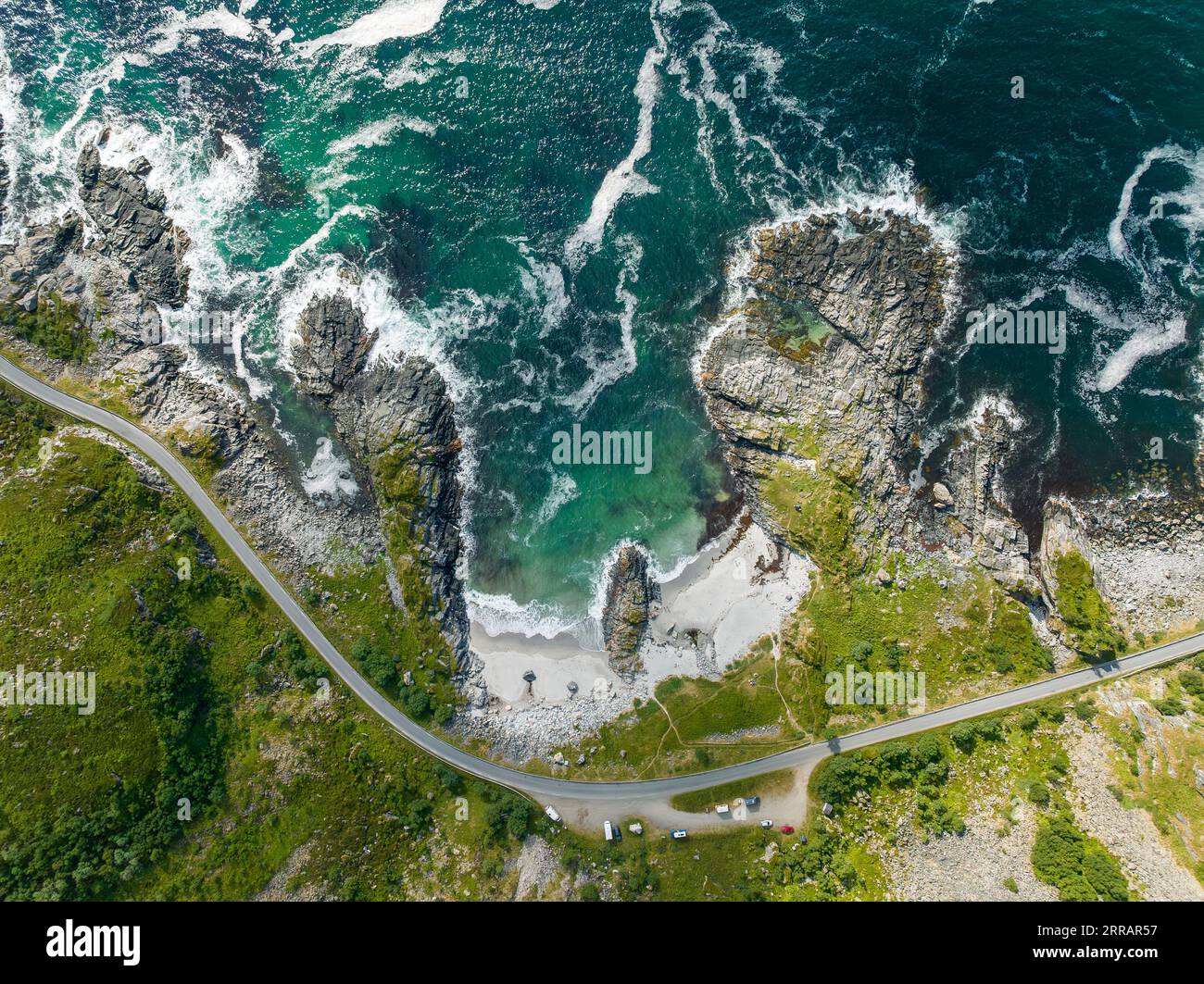 Aerial top down shot rocky hi-res stock photography and images - Alamy