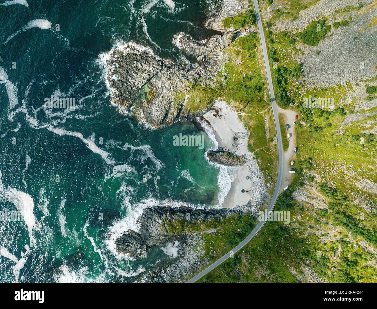 Aerial top down shot rocky hi-res stock photography and images - Alamy