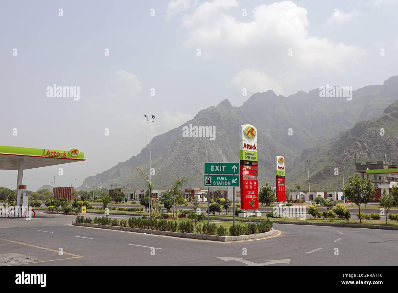 Fuel station in Pakistan Stock Photo Alamy