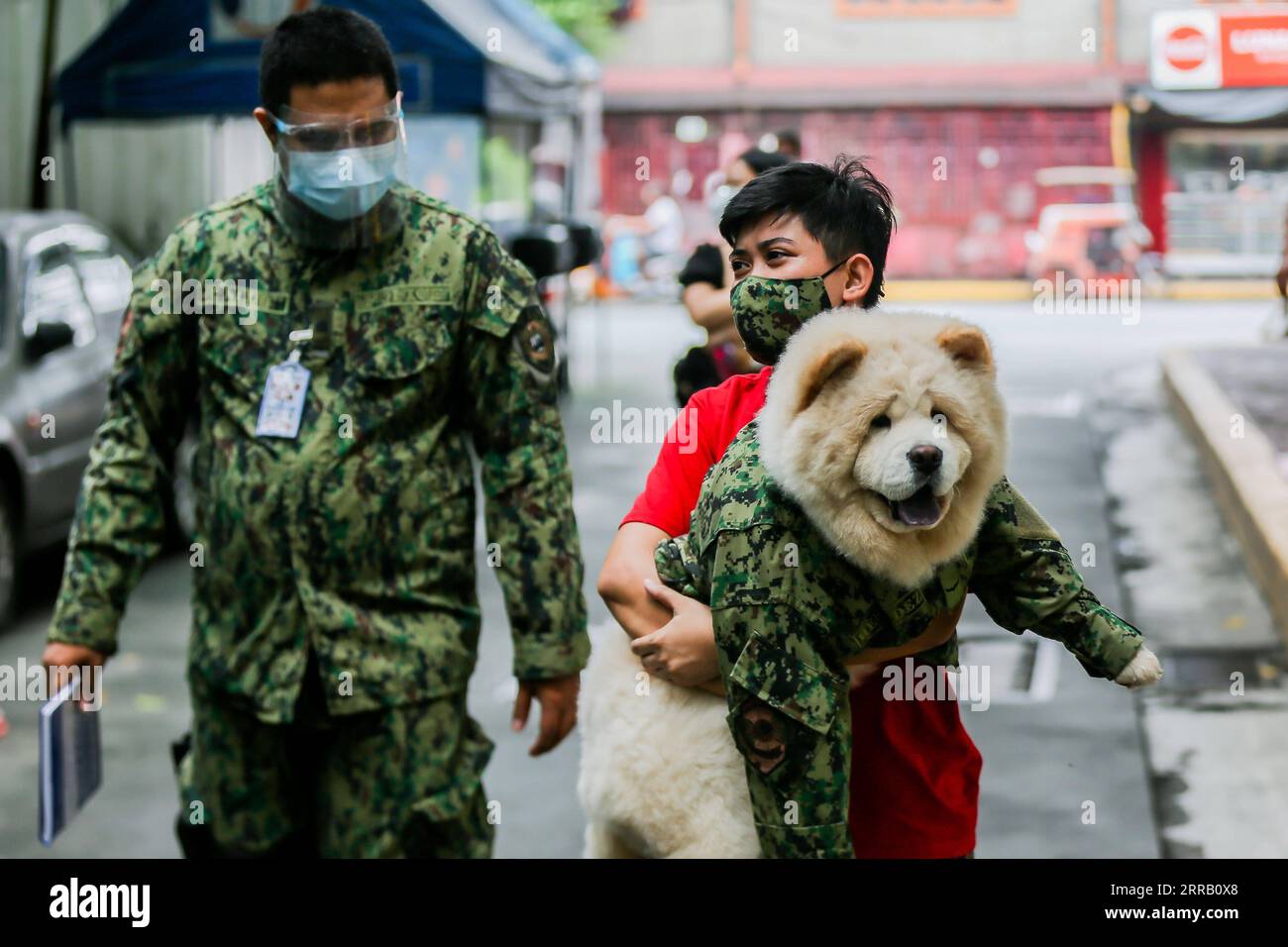 210824 -- MANILA, Aug. 24, 2021 -- Fabio, a Chow Chow dog fondly dubbed ...