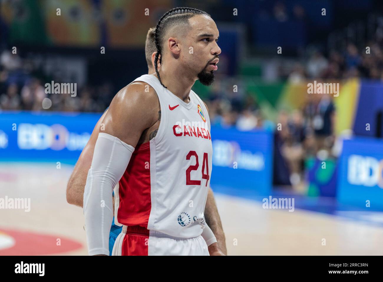 Manila Philippines. 06th Sep 2023. Dillon Brooks of Canada seen in action during the quarterfinals of the FIBA Basketball World Cup 2023 between Slovenia and Canada at the Mall of Asia Arena Manila