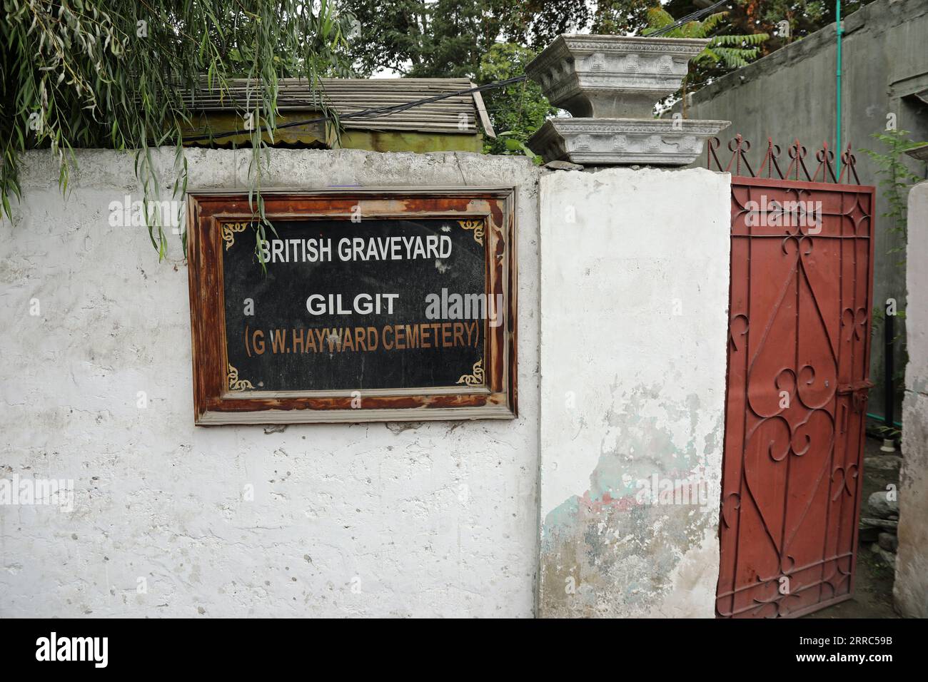 British Graveyard at Gilgit in Pakistan Stock Photo