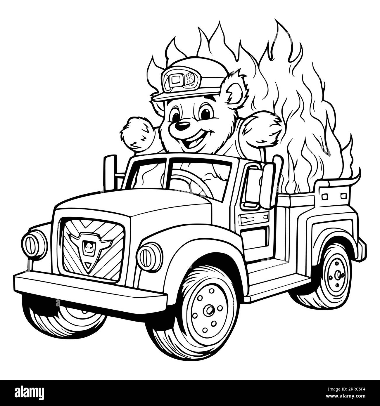 Free Fire Truck Coloring Pages To Print
