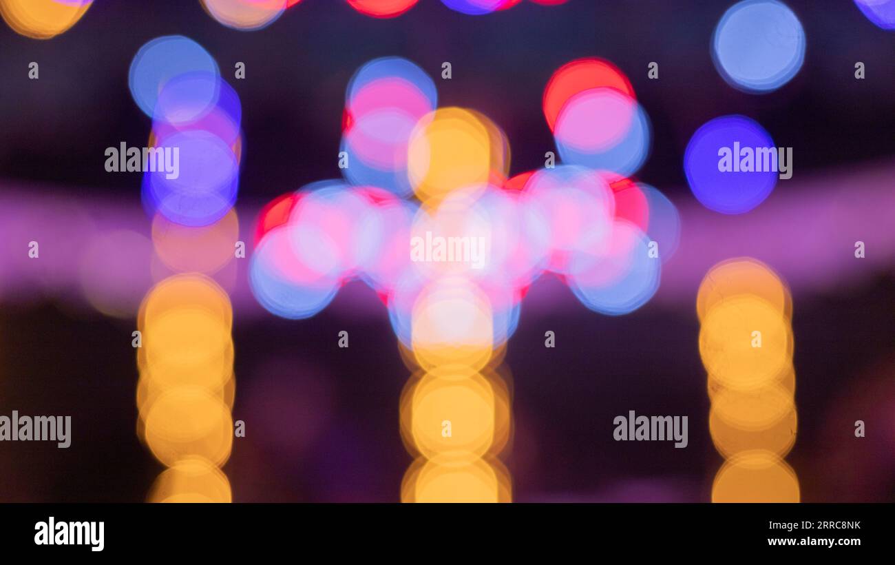 Vibrant yellow circular pattern hi-res stock photography and images - Alamy