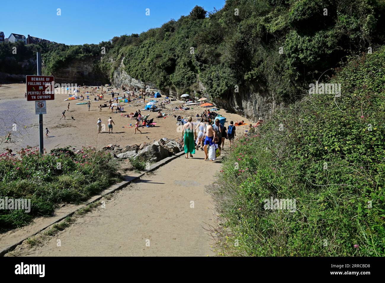 Jackson's Bay Barry Island on the hottest day of the year, Sept 2023