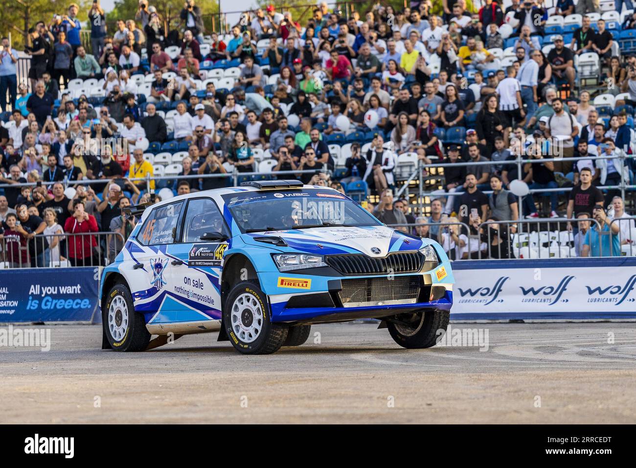 45 Georgios KECHAGIAS (GRC), Christos KOUZIONIS (GRC), SKODA FABIA Evo ...