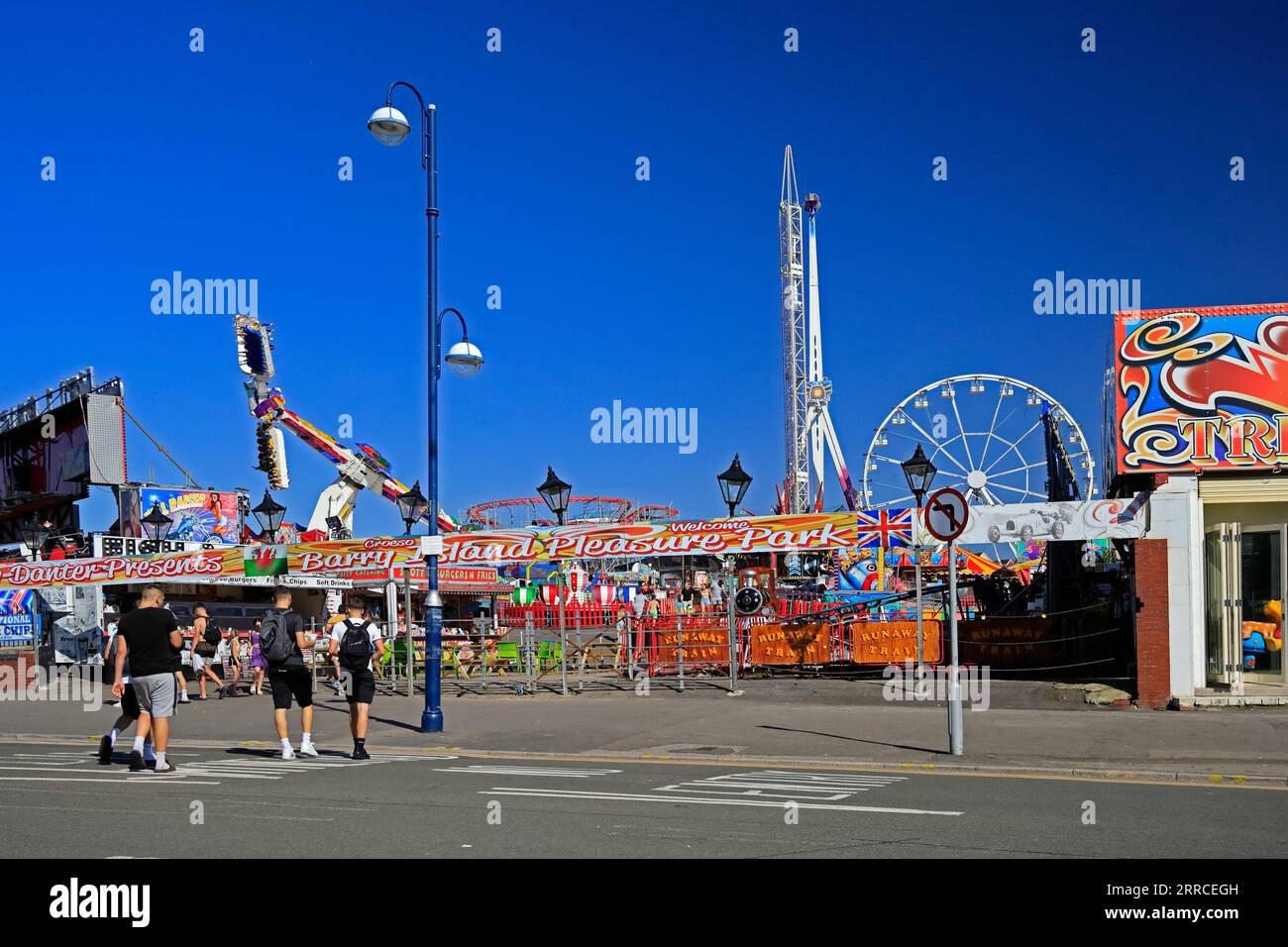 Fun Fair, Barry Island Pleasure Park. Sept 2023. cym Stock Photo Alamy